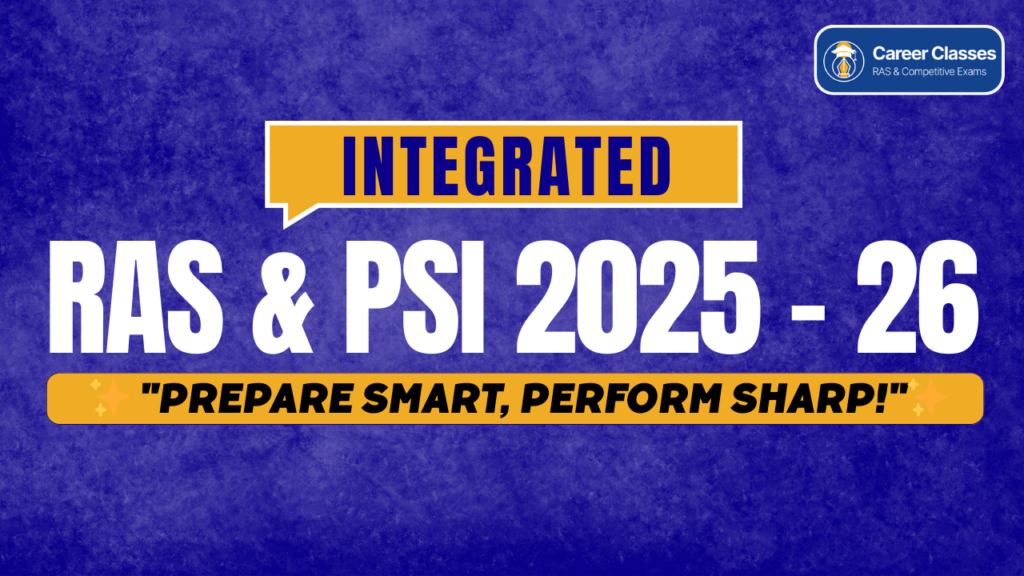 RAS/PSI Integrated Test-series 2025-26